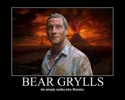 Bear Meme on Bear Grylls Lord Of The Rings Meme